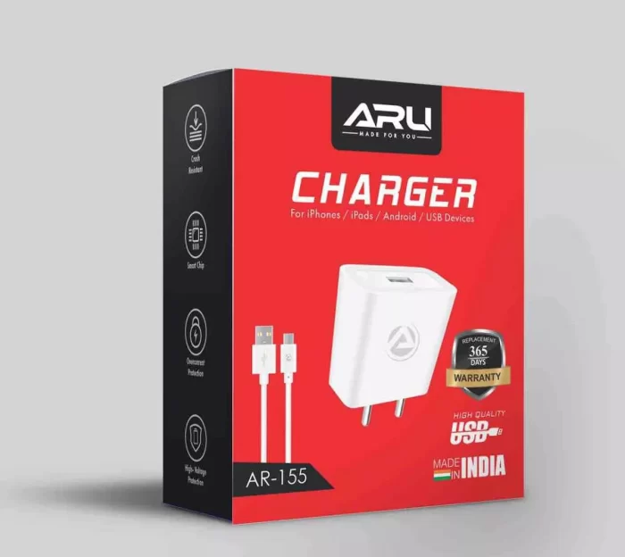 ARU-AR-155-Single-Port-2-A-USB-Charger-White-