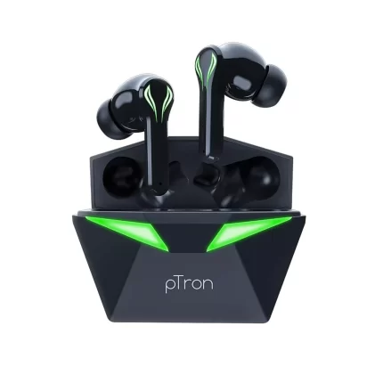 Ptron-Bassbuds-Jade-Wireless