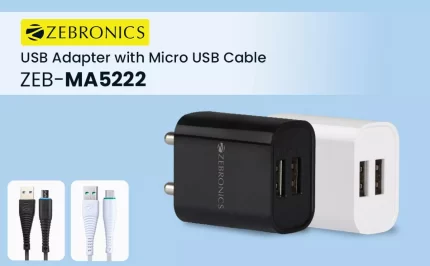 Zebronics-ZEB-MA5222-USB-Charger-Adapter-with-1-Me