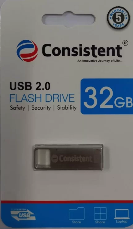 Consistent-CTP10032-USB-2-0-Pen-Drive-32-GB-Gunmet