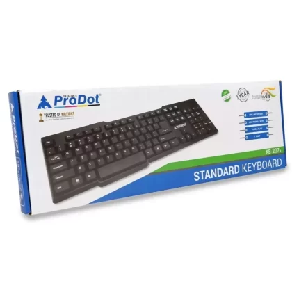 Prodot-207-Black-Wired-USB-Keyboard